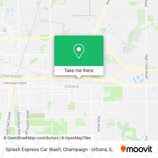 Mapa de Splash Express Car Wash