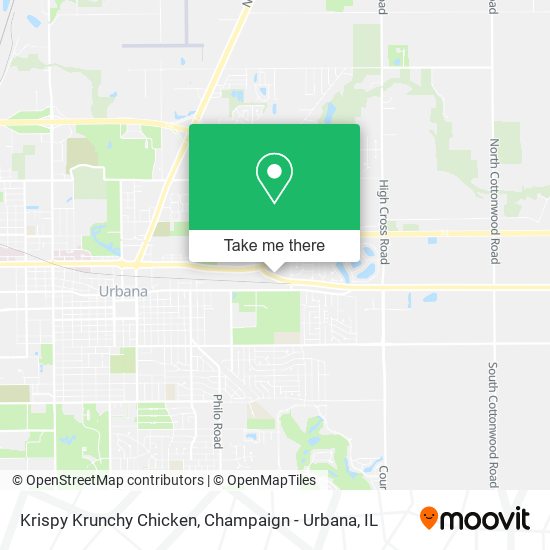 Krispy Krunchy Chicken map