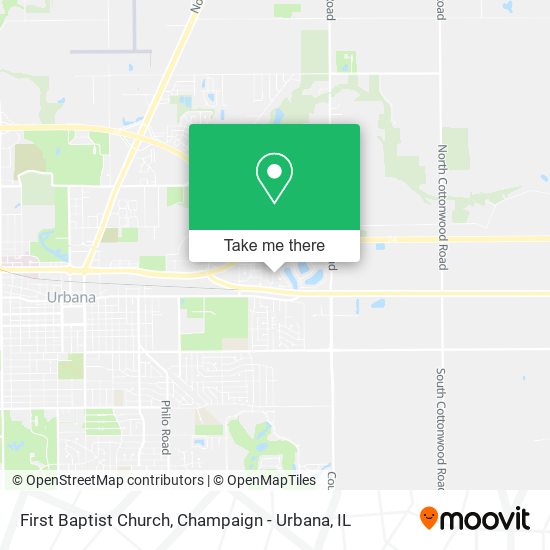 First Baptist Church map