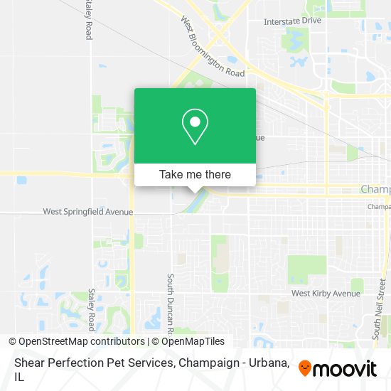 Shear Perfection Pet Services map