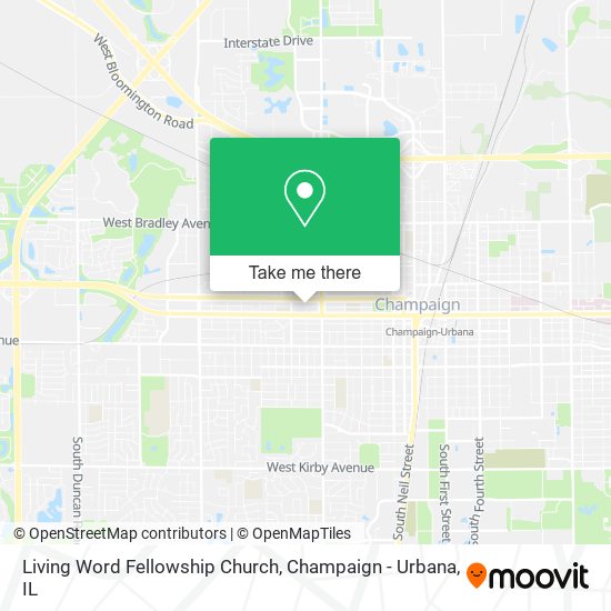 Mapa de Living Word Fellowship Church