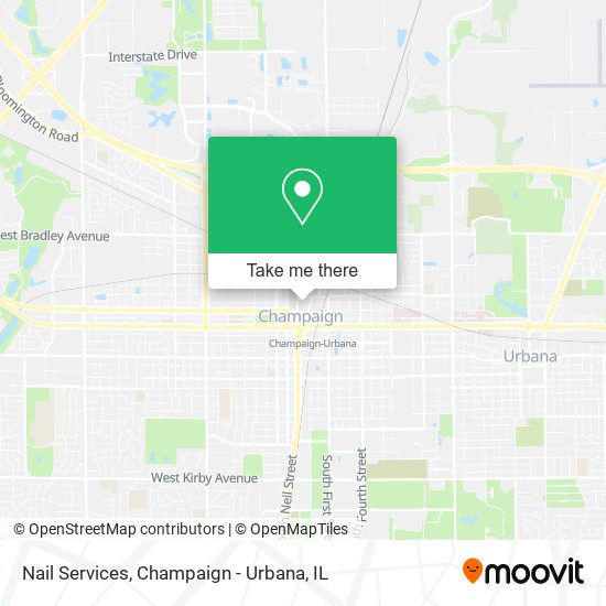 Nail Services map