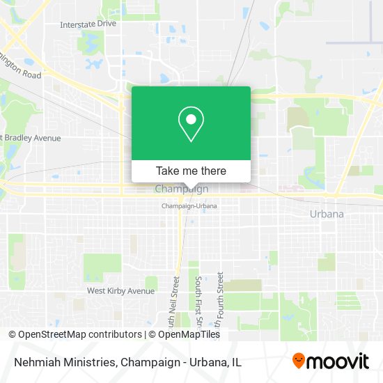 Nehmiah Ministries map