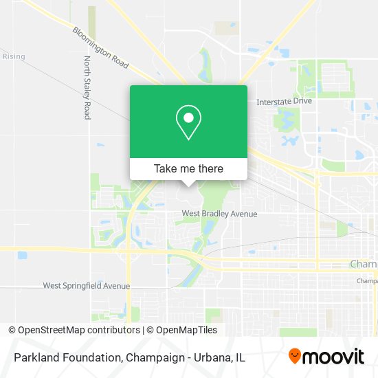 Parkland Foundation map