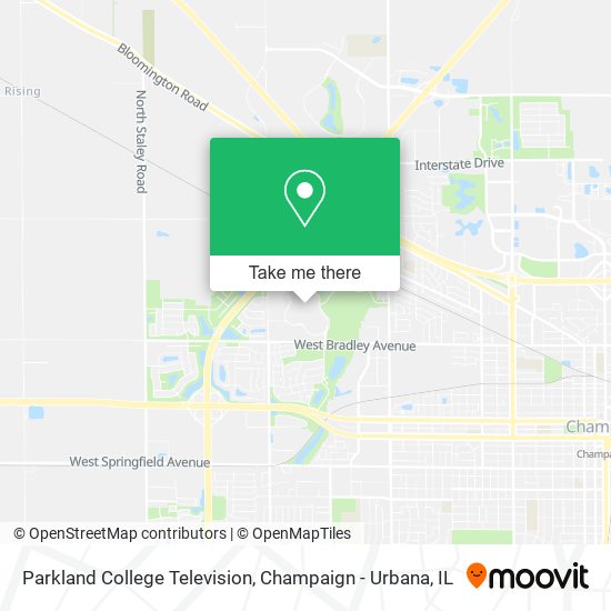 Parkland College Television map