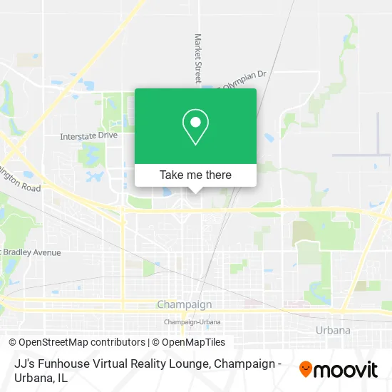 Mapa de JJ's Funhouse Virtual Reality Lounge