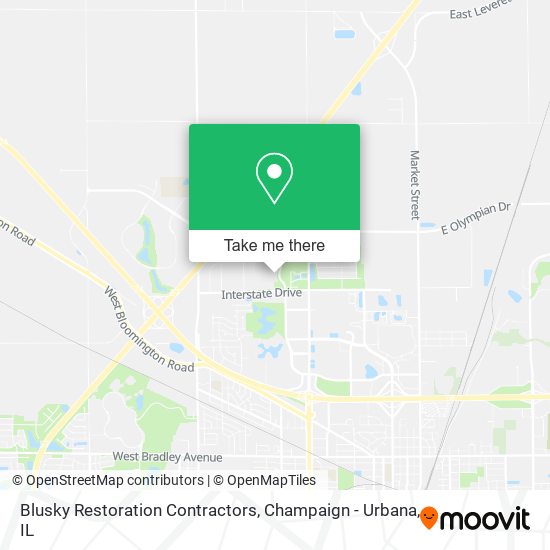 Mapa de Blusky Restoration Contractors