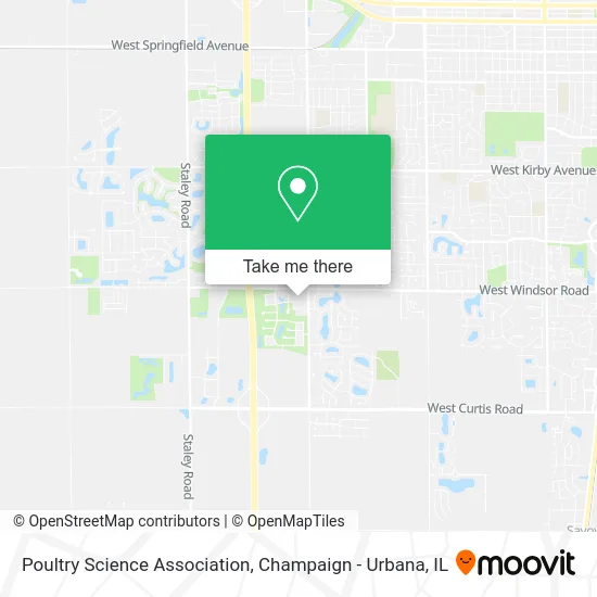 Mapa de Poultry Science Association