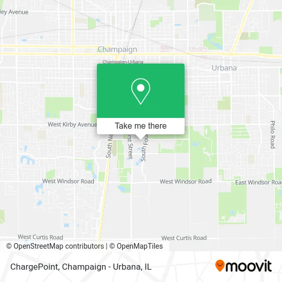 Mapa de ChargePoint