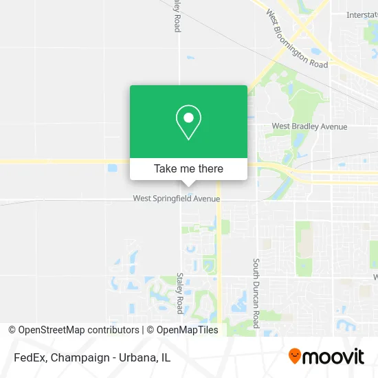 FedEx map