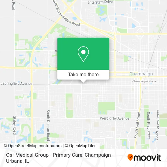 Osf Medical Group - Primary Care map