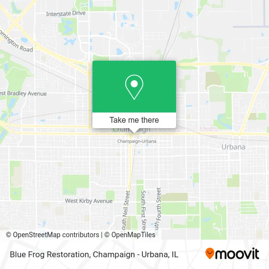 Blue Frog Restoration map