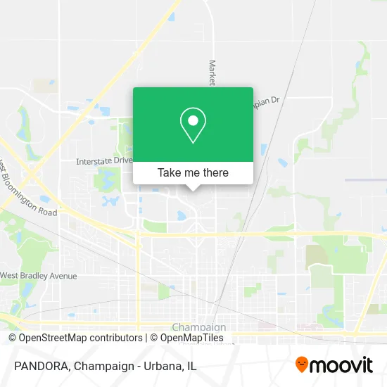 PANDORA map