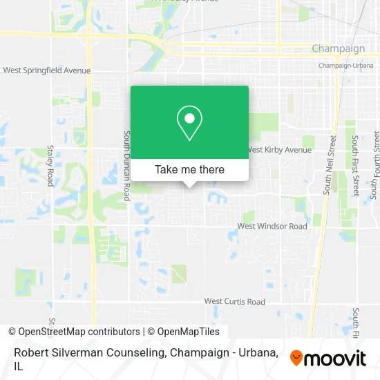 Mapa de Robert Silverman Counseling