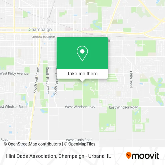 Mapa de Illini Dads Association