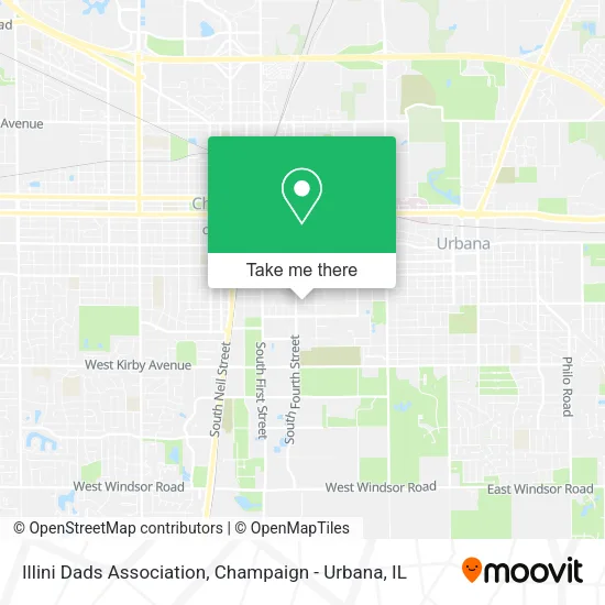 Mapa de Illini Dads Association