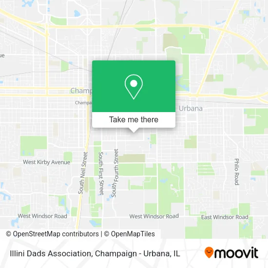 Mapa de Illini Dads Association