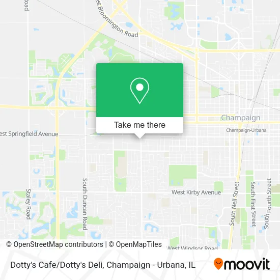 Mapa de Dotty's Cafe/Dotty's Deli