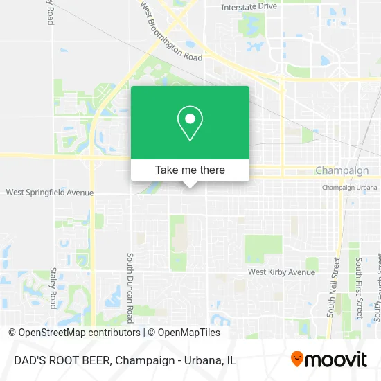 Mapa de DAD'S ROOT BEER