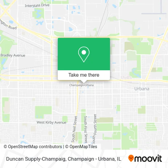 Duncan Supply-Champaig map