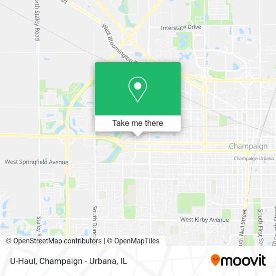 Mapa de U-Haul