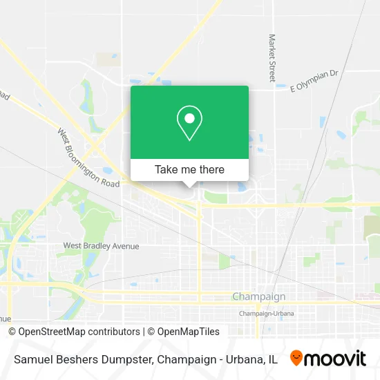 Mapa de Samuel Beshers Dumpster