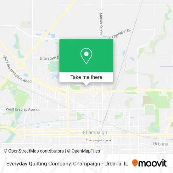 Mapa de Everyday Quilting Company