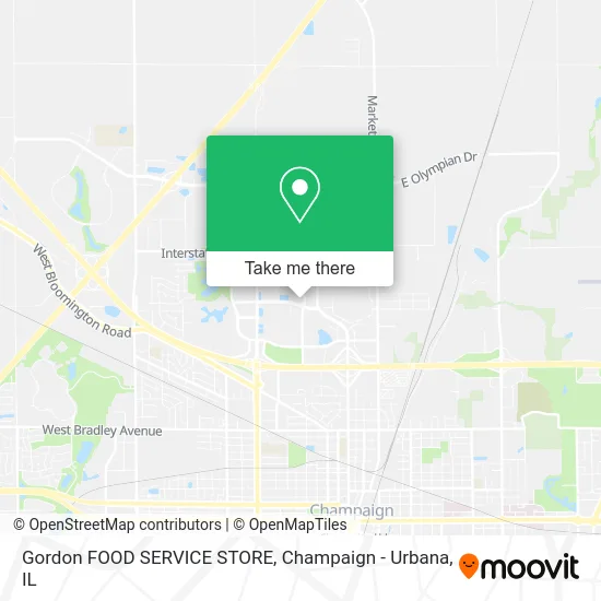 Gordon FOOD SERVICE STORE map