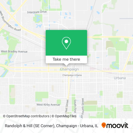 Mapa de Randolph & Hill (SE Corner)