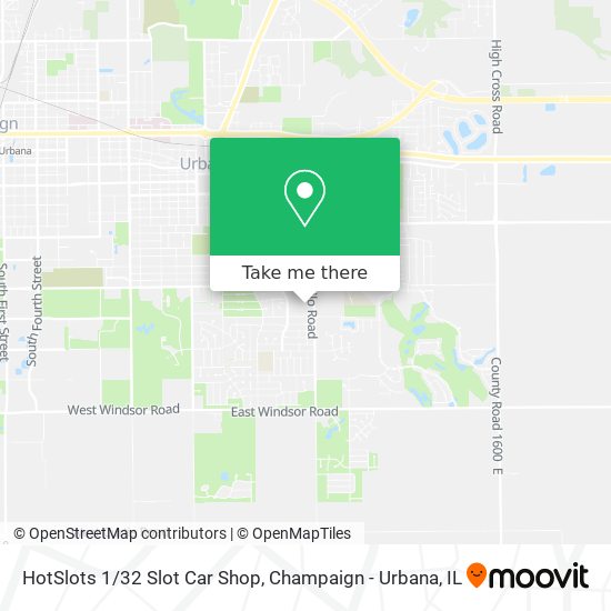 Mapa de HotSlots 1/32 Slot Car Shop