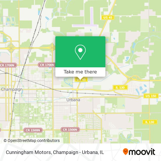 Cunningham Motors map