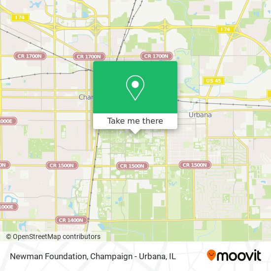 Newman Foundation map