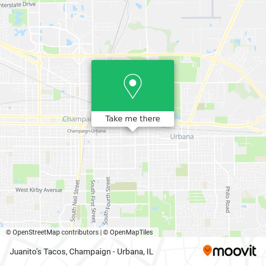 Mapa de Juanito's Tacos