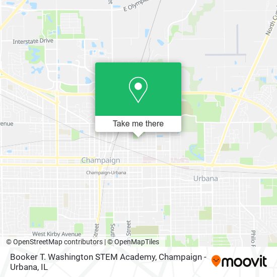 Booker T. Washington STEM Academy map
