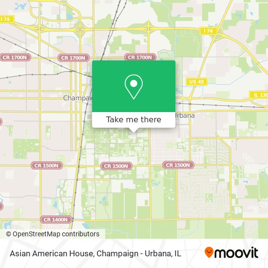 Asian American House map