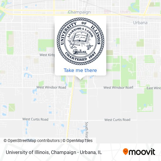 Mapa de University of Illinois