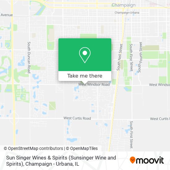 Sun Singer Wines & Spirits (Sunsinger Wine and Spirits) map