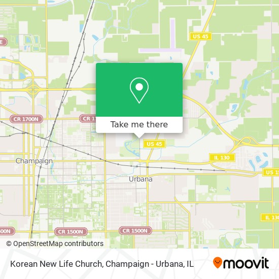 Korean New Life Church map