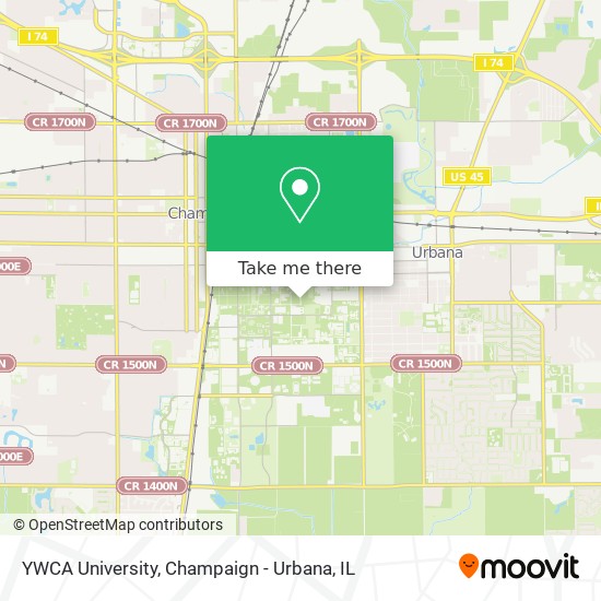 YWCA University map