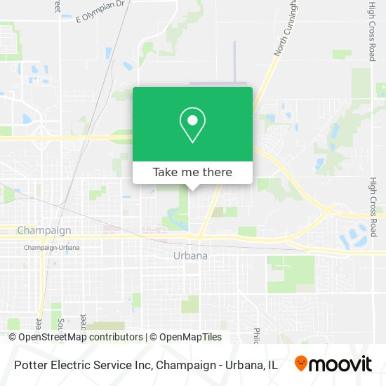 Mapa de Potter Electric Service Inc