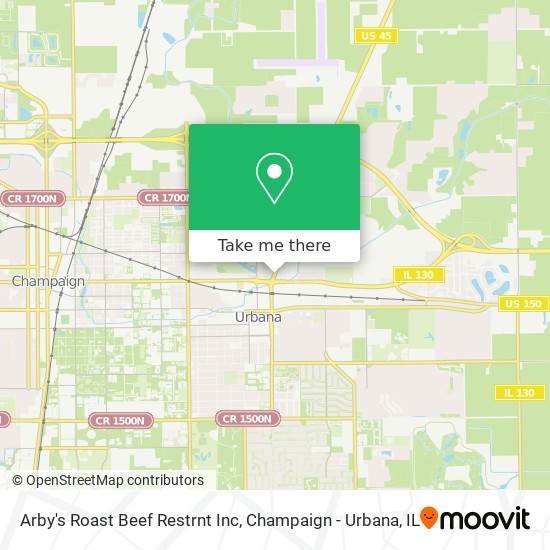 Arby's Roast Beef Restrnt Inc map