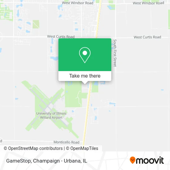 GameStop map