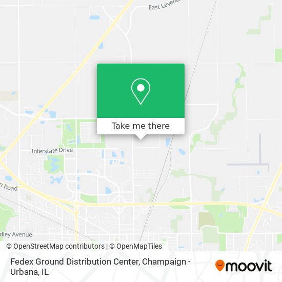 Fedex Ground Distribution Center map