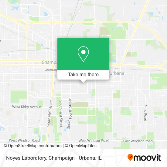 Noyes Laboratory map