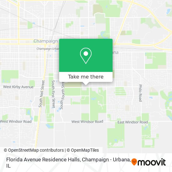 Florida Avenue Residence Halls map