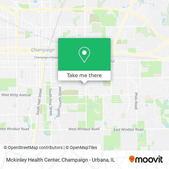 Mckinley Health Center map