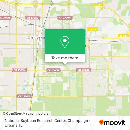 National Soybean Research Center map