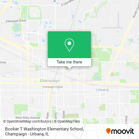 Mapa de Booker T Washington Elementary School