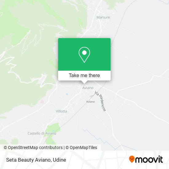 Seta Beauty Aviano map