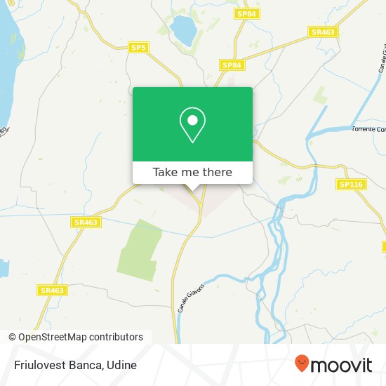 Friulovest Banca map